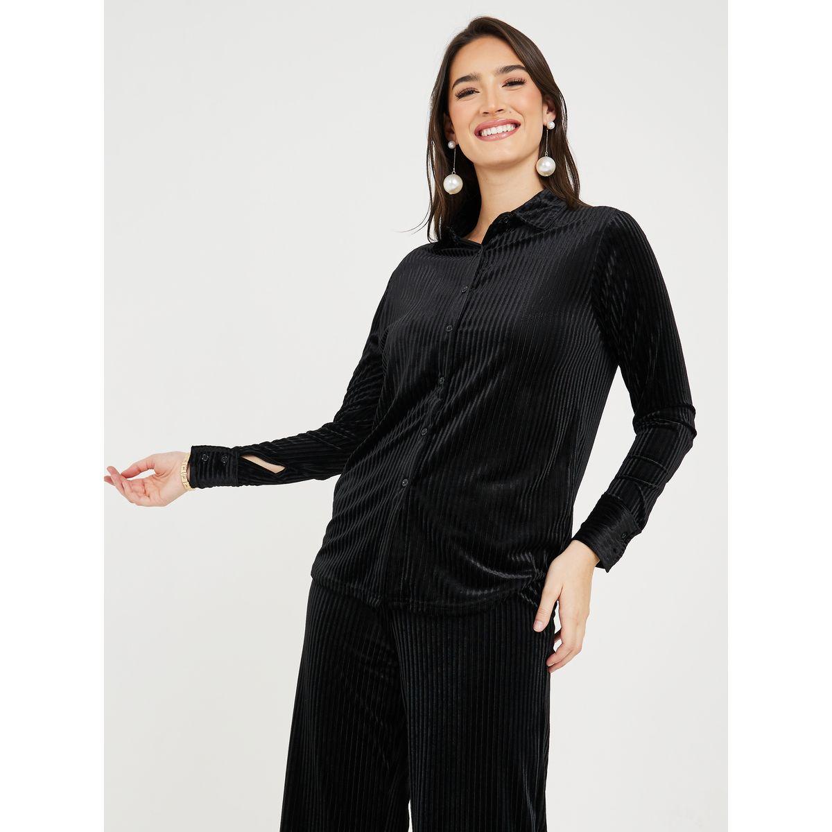 طقم منسق من ( بلوزة + بنطال )-women-clothing-coordsets-image-2