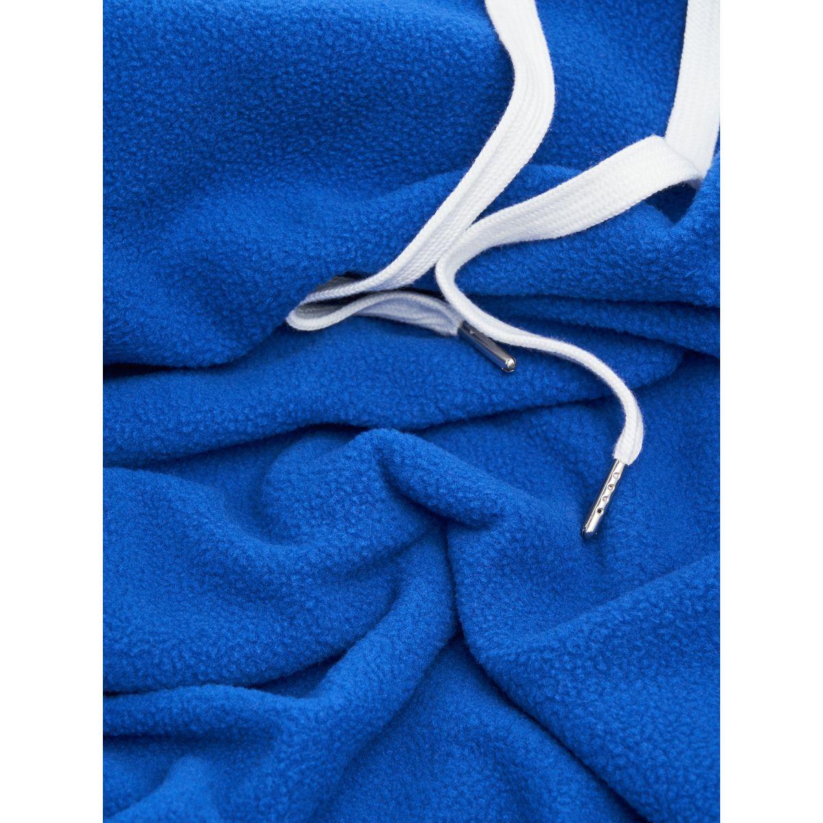 Styli Striped Sleeve Hooded Knee Length Sweatshirt Dress-women-clothing-dresses-image-6