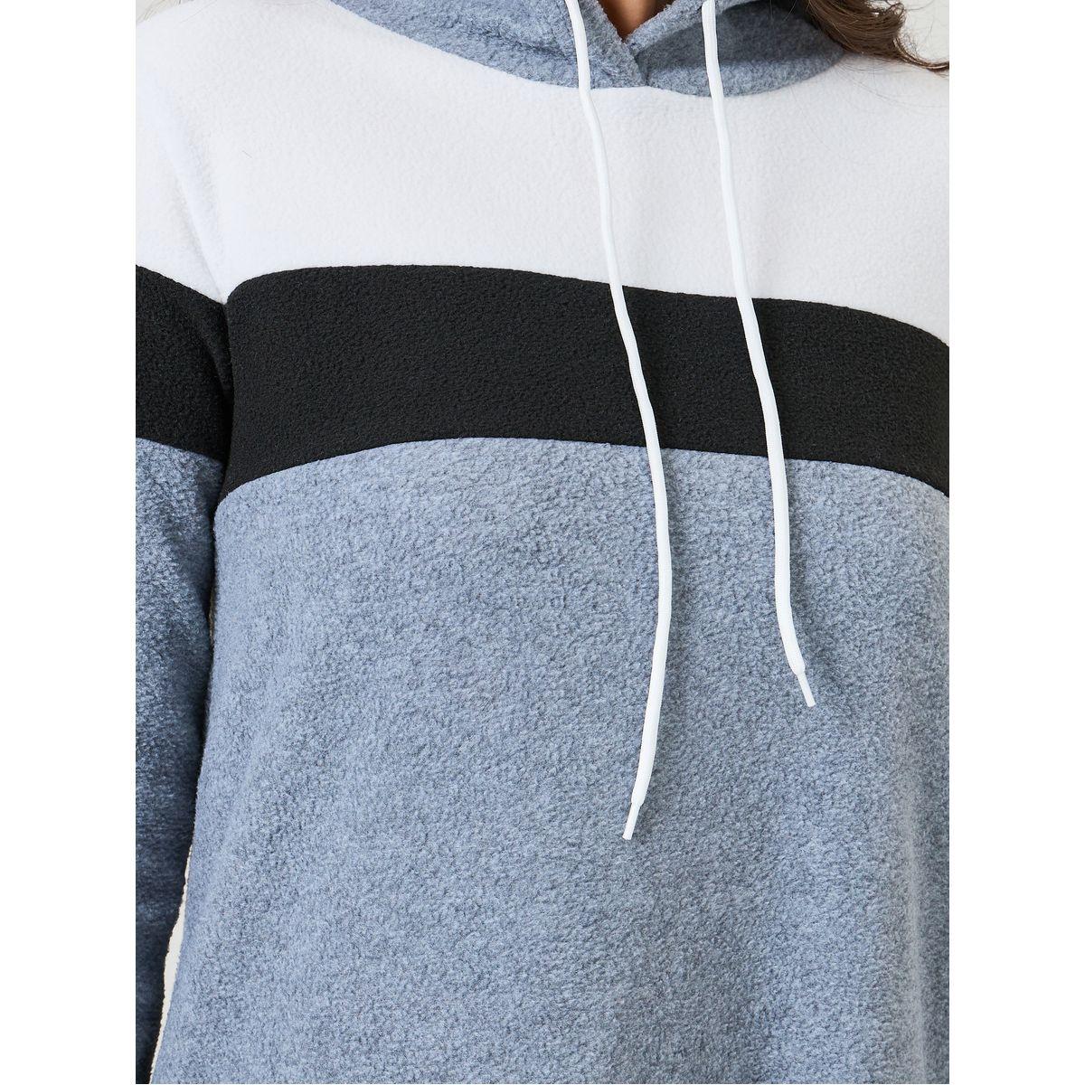 Styli Colorblock Hoodie Sweater Maxi Dress-women-clothing-dresses-image-3