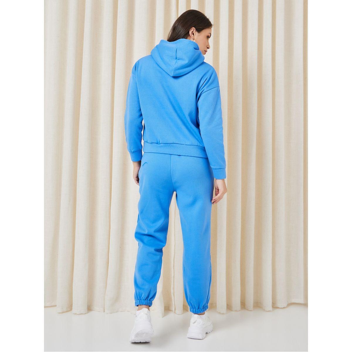 Styli Unwind Paragraph Slogan Kangaroo Pocket Hoodie & Jogger Lounge Set-women-clothing-coordsets-image-7
