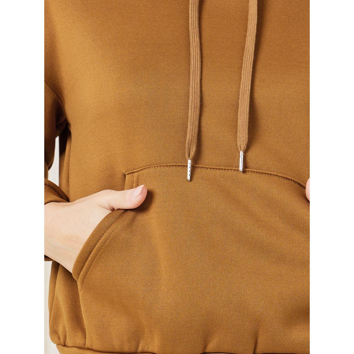 Styli Unwind Fleeceback Kangaroo Pocket Hoodie & Jogger Lounge Set-women-clothing-coordsets-image-3