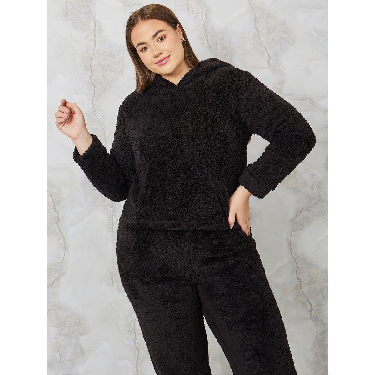 مجموعة من ( جوغر + هودي )-women-clothing-nightwear-pyjamas-longsets-image-3