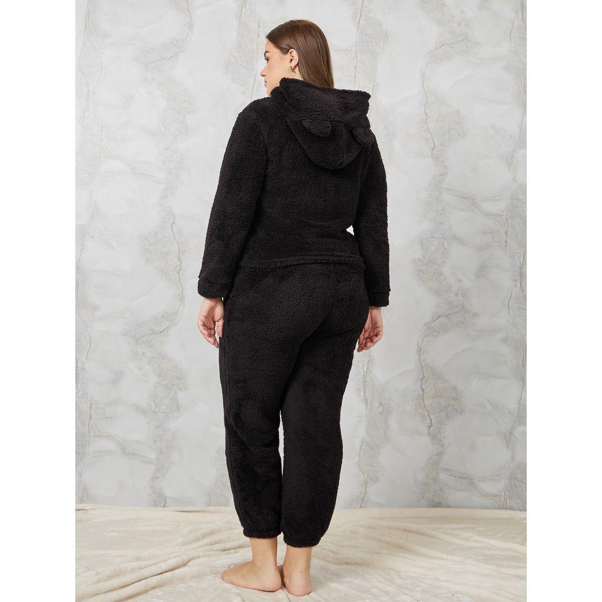 مجموعة من ( جوغر + هودي )-women-clothing-nightwear-pyjamas-longsets-image-5