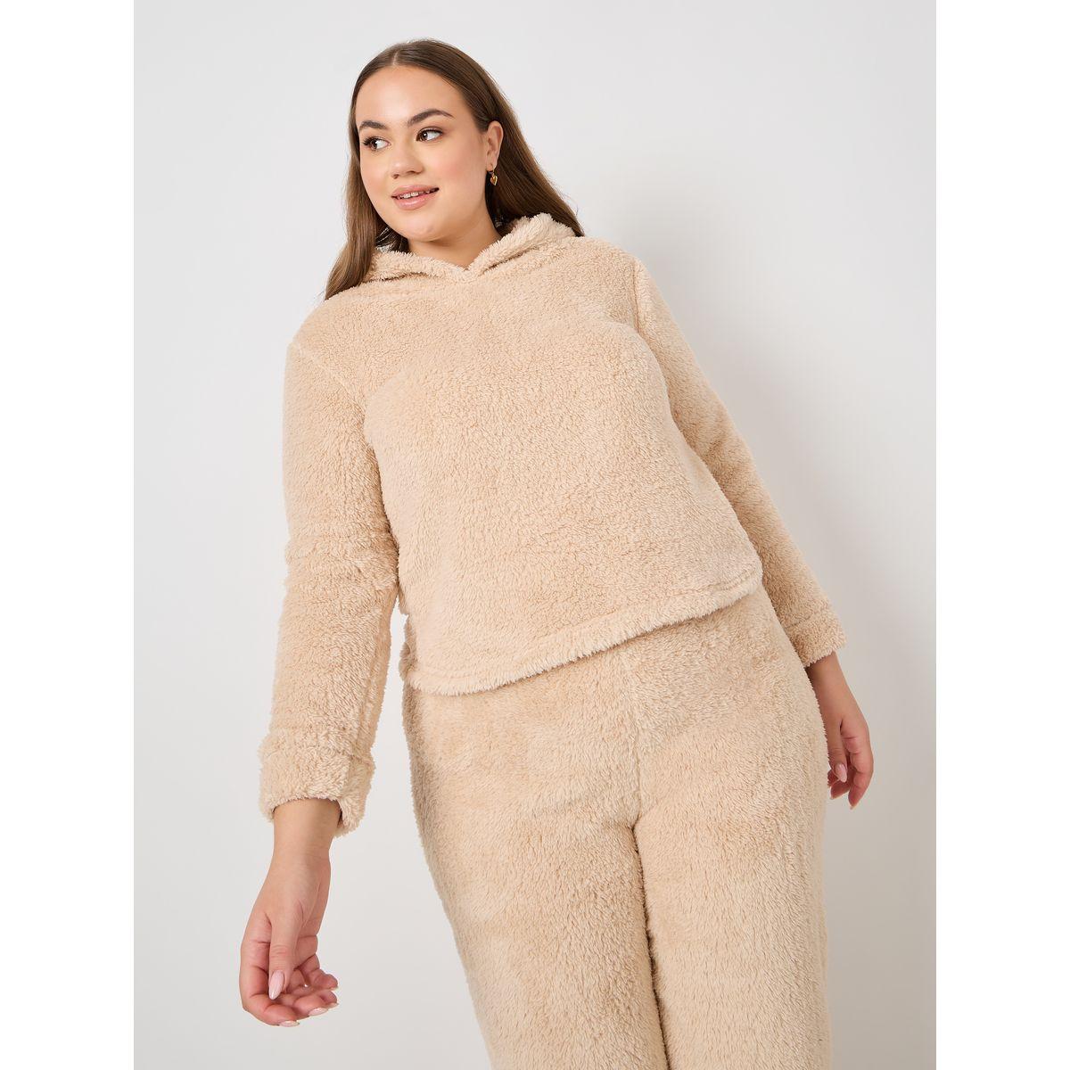 Styli Unwind Plus Plush Fleece Bear Ear Hoodie & Jogger Lounge Set-women-clothing-nightwear-pyjamas-longsets-image-3