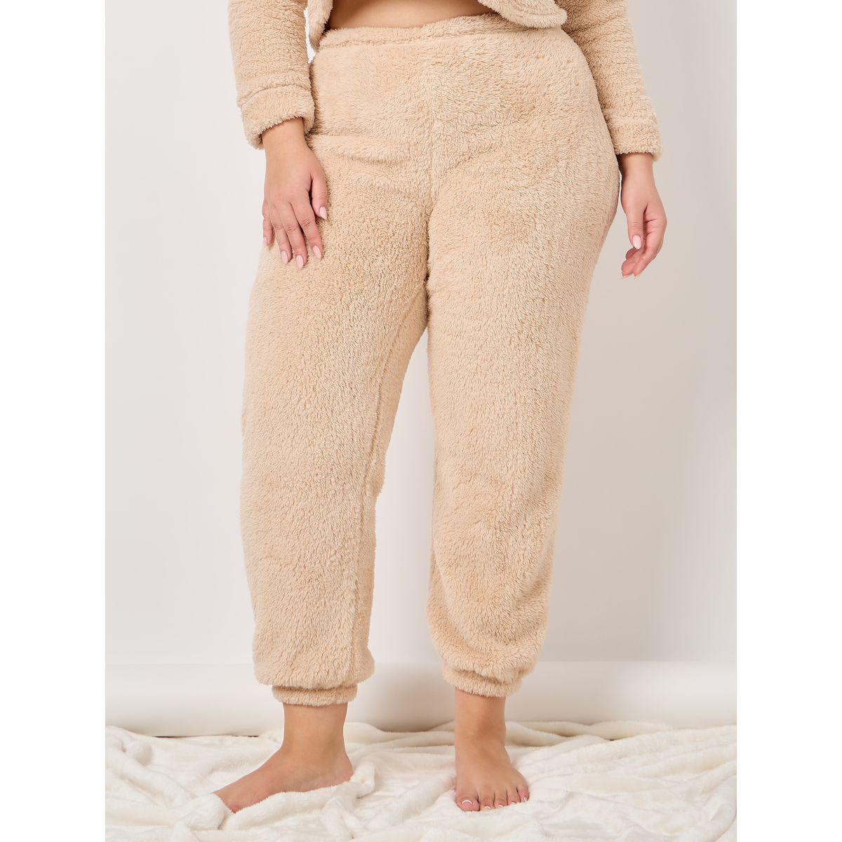 Styli Unwind Plus Plush Fleece Bear Ear Hoodie & Jogger Lounge Set-women-clothing-nightwear-pyjamas-longsets-image-6