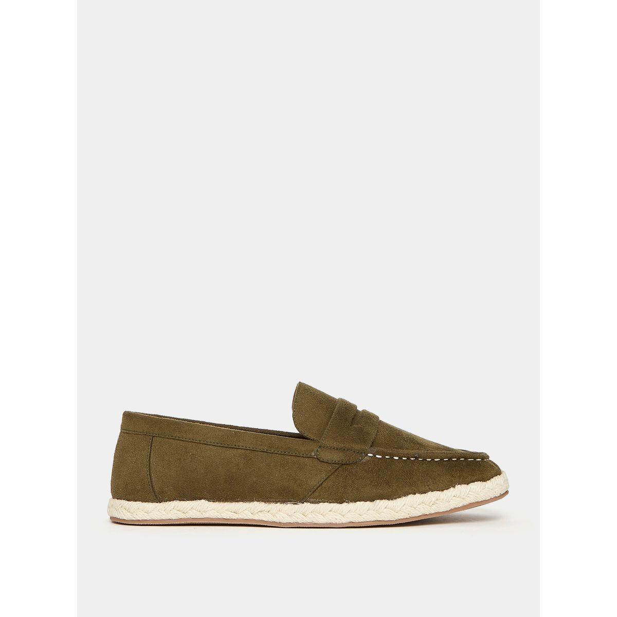 Styli Faux Suede  Contrast Jute Sole Loafer Espadrilles-men-shoes-loafersandmoccasins-image-1