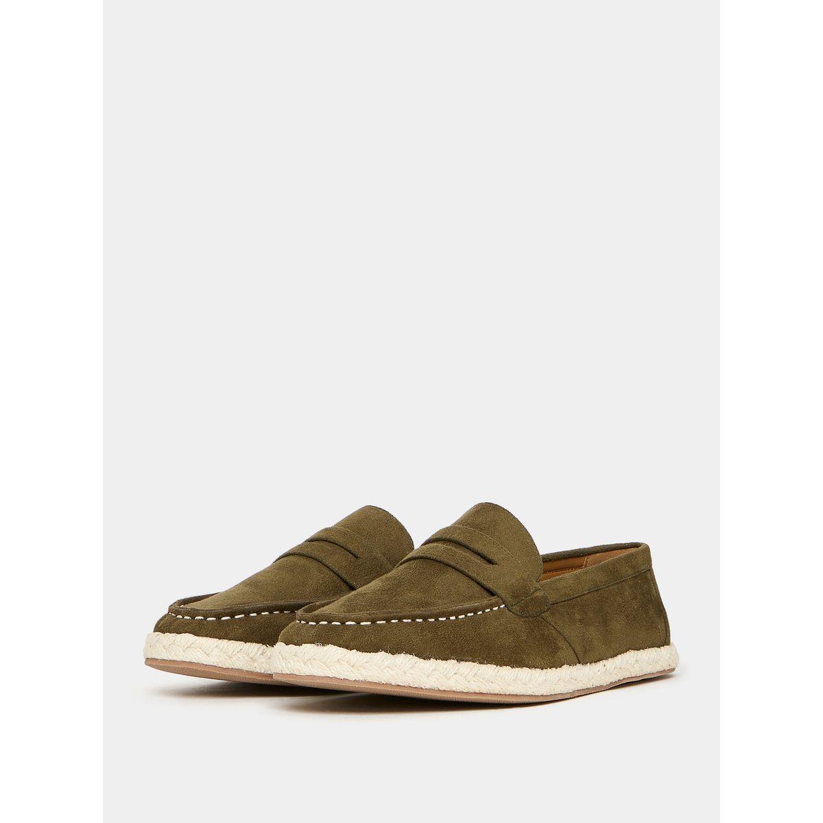 Styli Faux Suede  Contrast Jute Sole Loafer Espadrilles-men-shoes-loafersandmoccasins-image-2