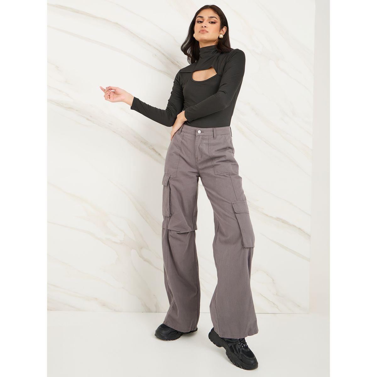 Styli Asymmetric Cut Out Detail Turtle Neck Bodysuit-women-clothing-tshirts-image-2