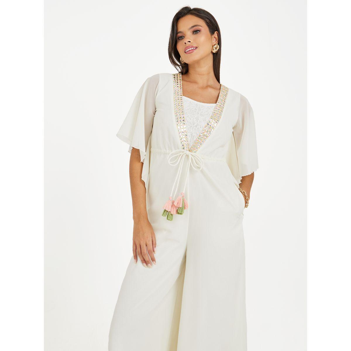 جمبسوت واسع الأرجل بأكمام وطواطية-women-clothing-jumpsuits-image-2