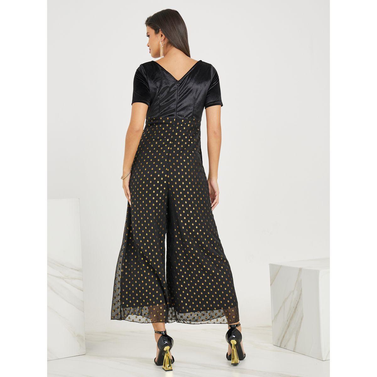 Styli Wide Leg Jumpsuit With Foil Print-women-clothing-jumpsuits-image-4