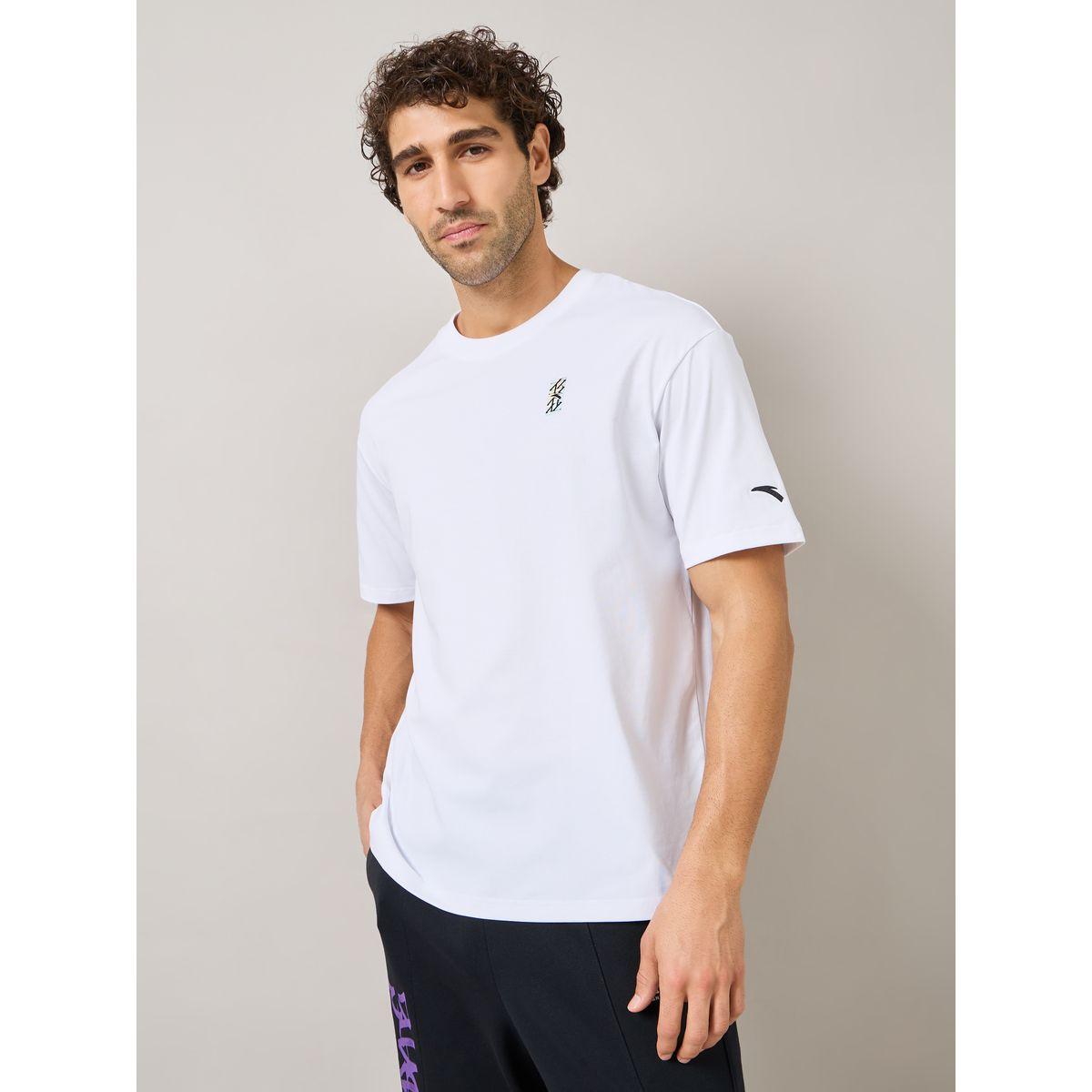 Anta Graphic Print Crew Neck T-Shirt-men-clothing-tshirtsandpolos-tshirts-image-2