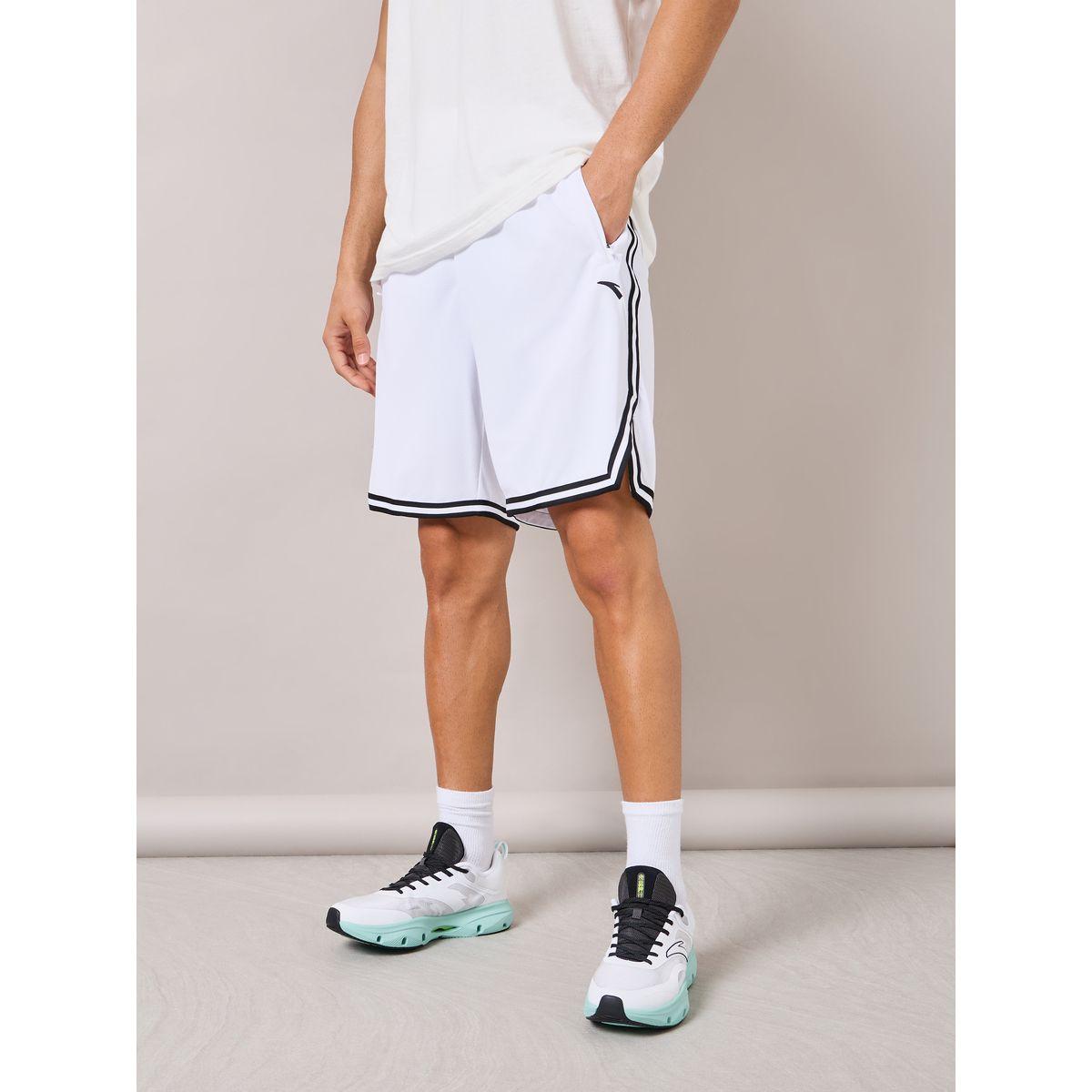 Anta Side Taping Detail Knit Game Shorts-men-clothing-bottoms-shorts-image-2