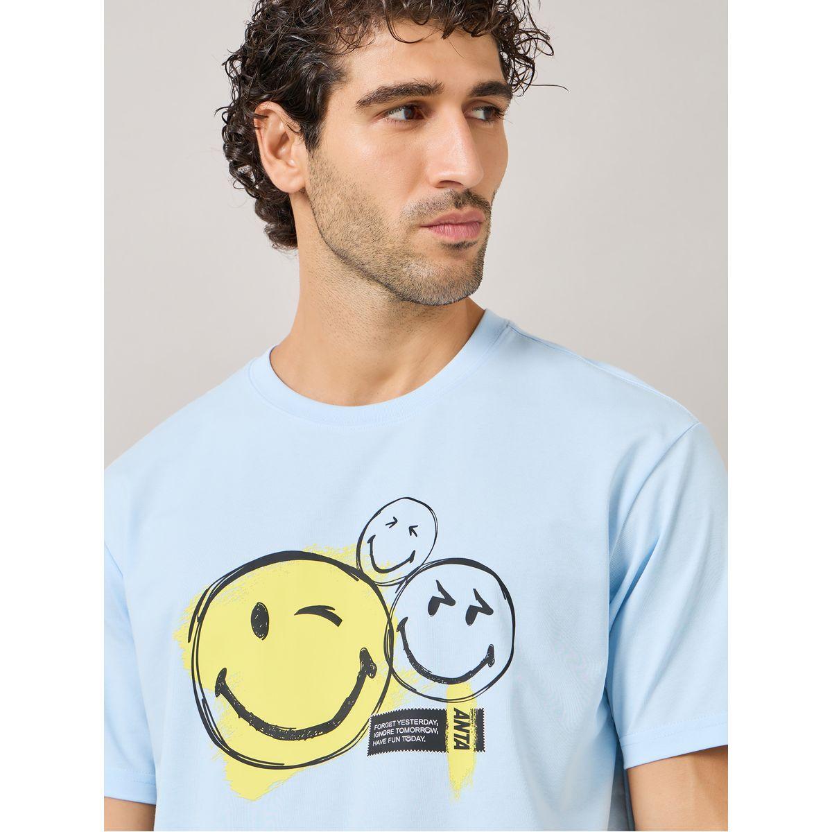 Anta Emoji Graphic Relaxed Fit T-Shirt-men-clothing-tshirtsandpolos-tshirts-image-4