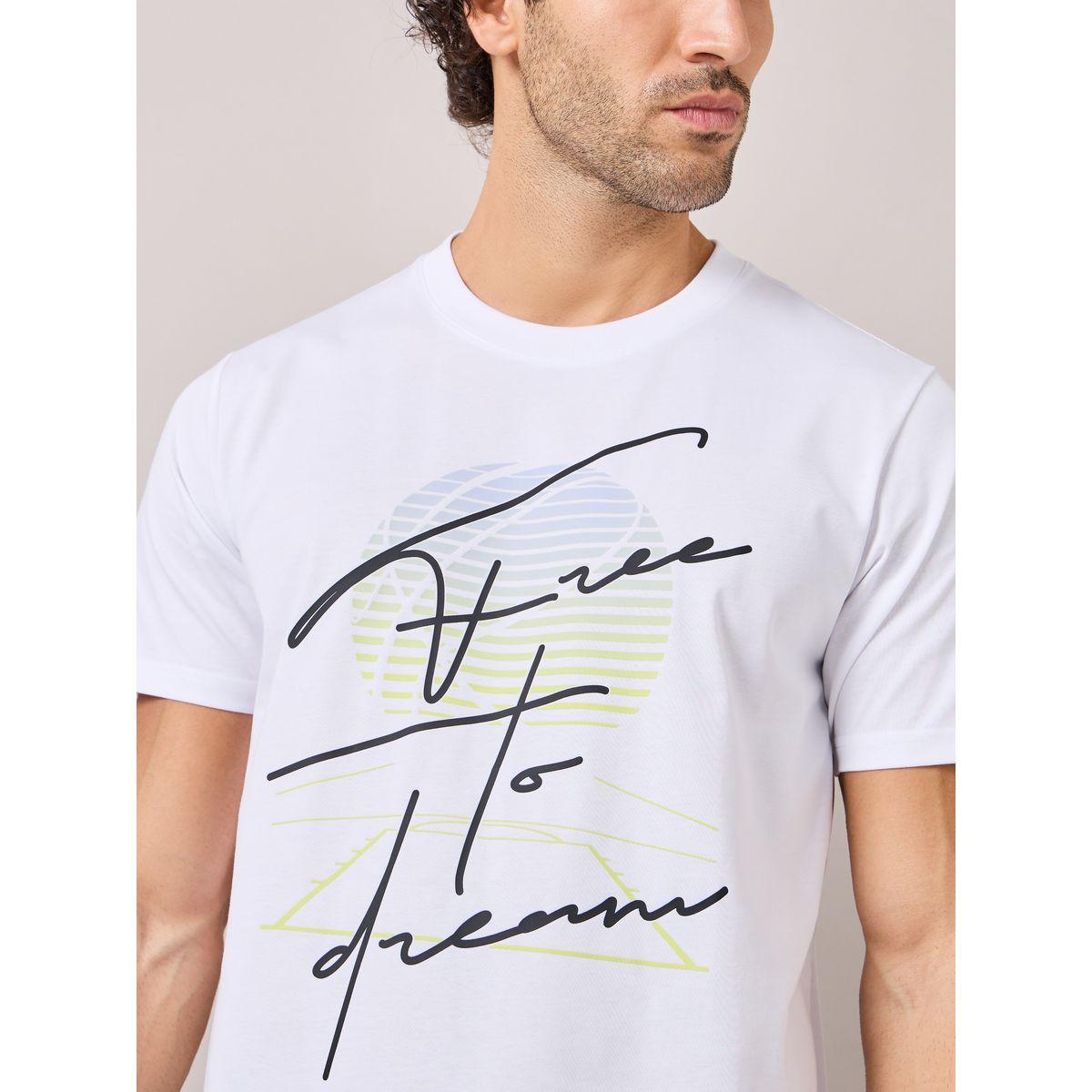 Anta Free To Dream Slogan Print T-Shirt-men-clothing-tshirtsandpolos-tshirts-image-3