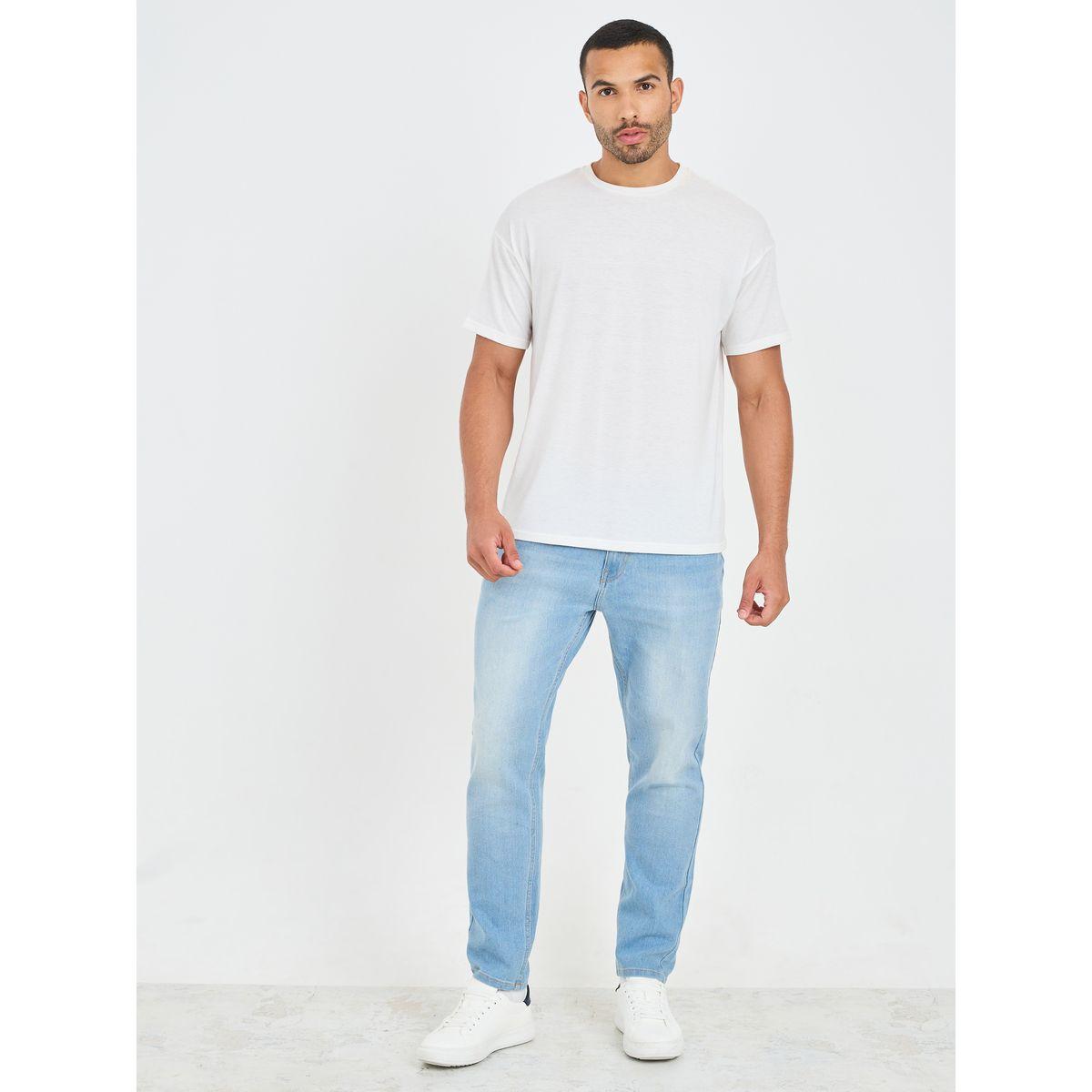 Styli Cotton Stretch Light Wash Slim Fit Jeans-men-clothing-bottoms-jeans-image-2