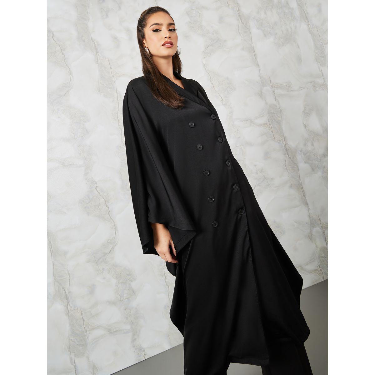 Styli Oversized Maxi Length Fluid Double Breasted Coat-women-clothing-coatsandjackets-coats-image-2