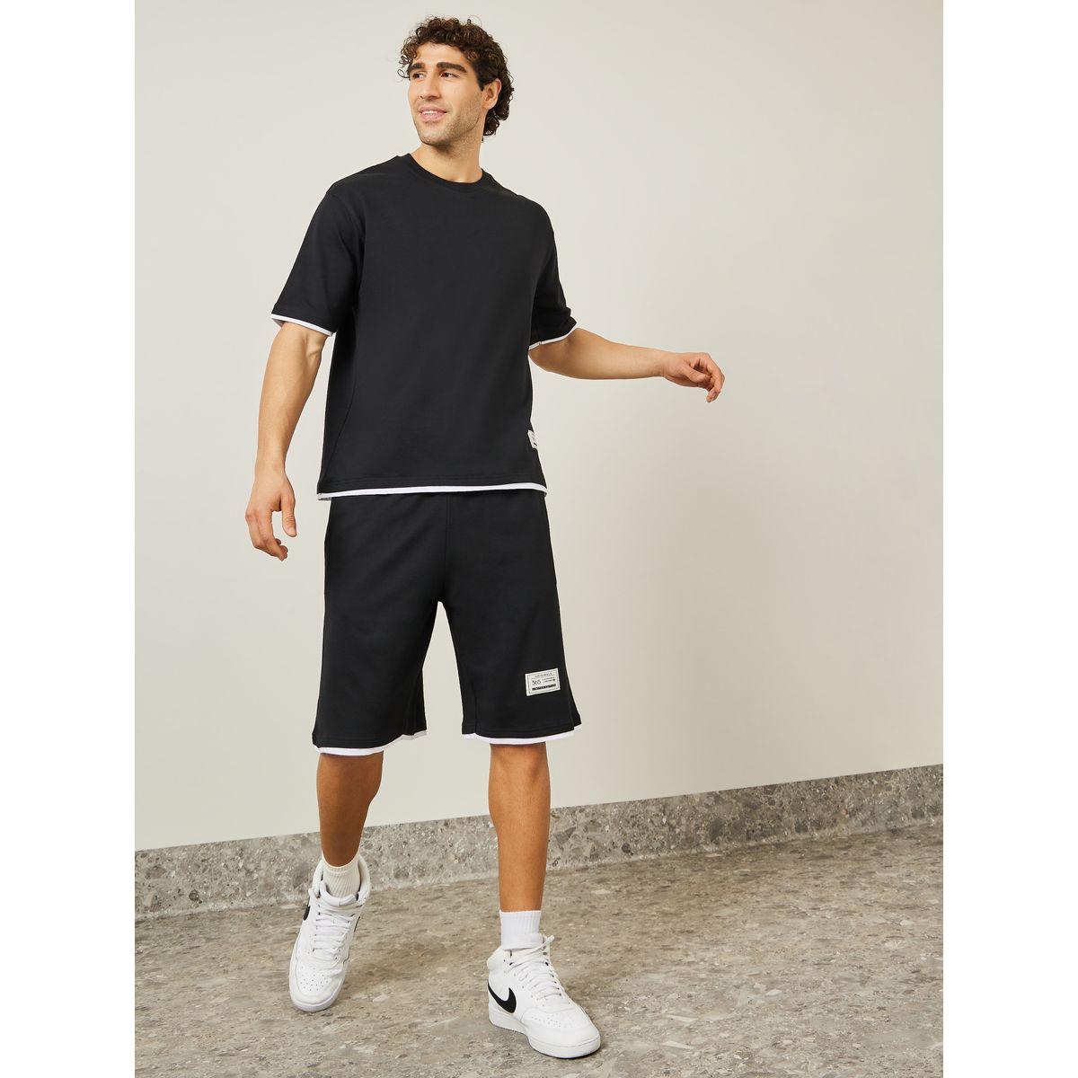 طقم منسق من ( شورت + تيشيرت )-men-clothing-coordsets-image-1