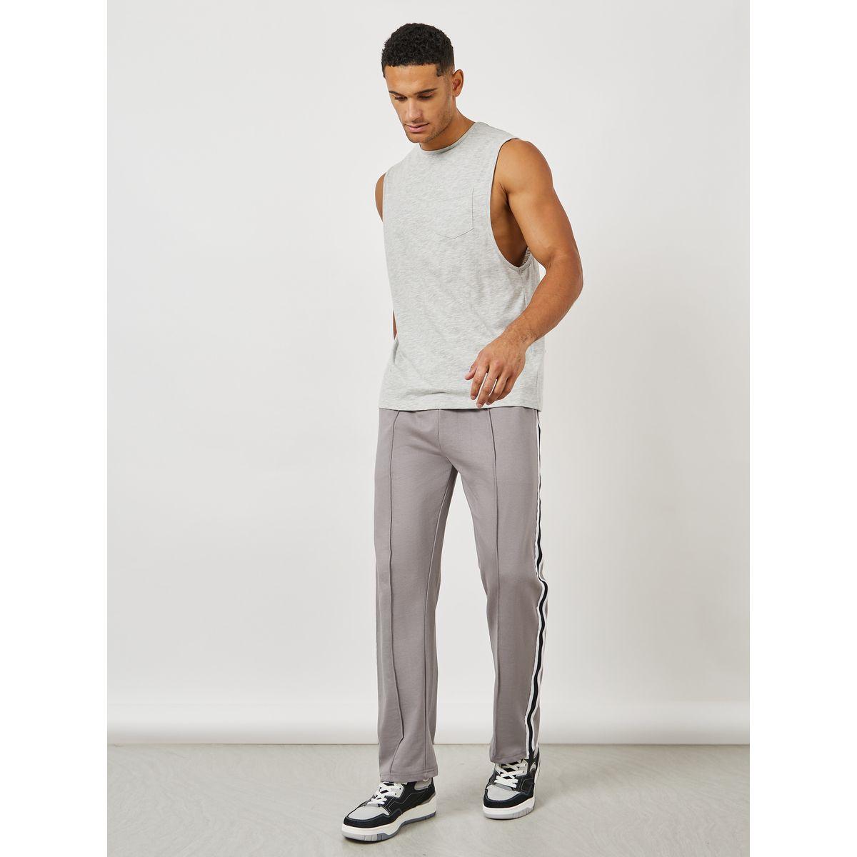 Styli Side Taping Pintuck Detail Straight Fit Jogger-men-clothing-bottoms-joggers-image-2