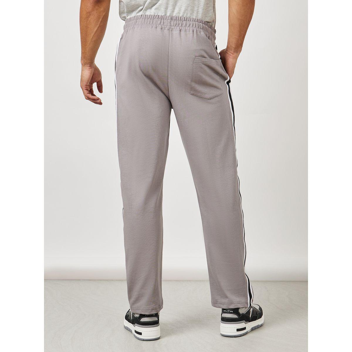 جوغر بقصة أرجل ميستقيمة وحزوز-men-clothing-bottoms-joggers-image-4