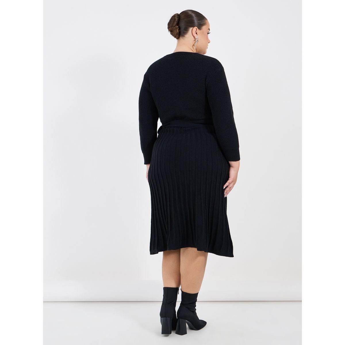 Styli Plus Size Textured Knit Sweater Midi Dress-women-clothing-dresses-image-6