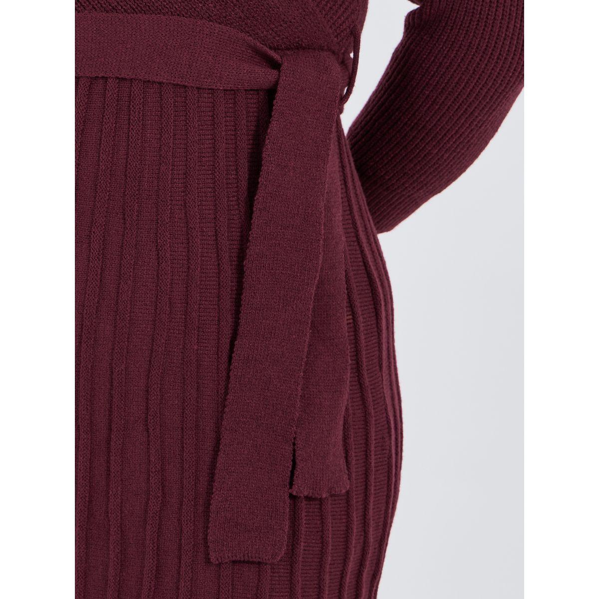 Styli Plus Size Textured Knit Sweater Midi Dress-women-clothing-dresses-image-3