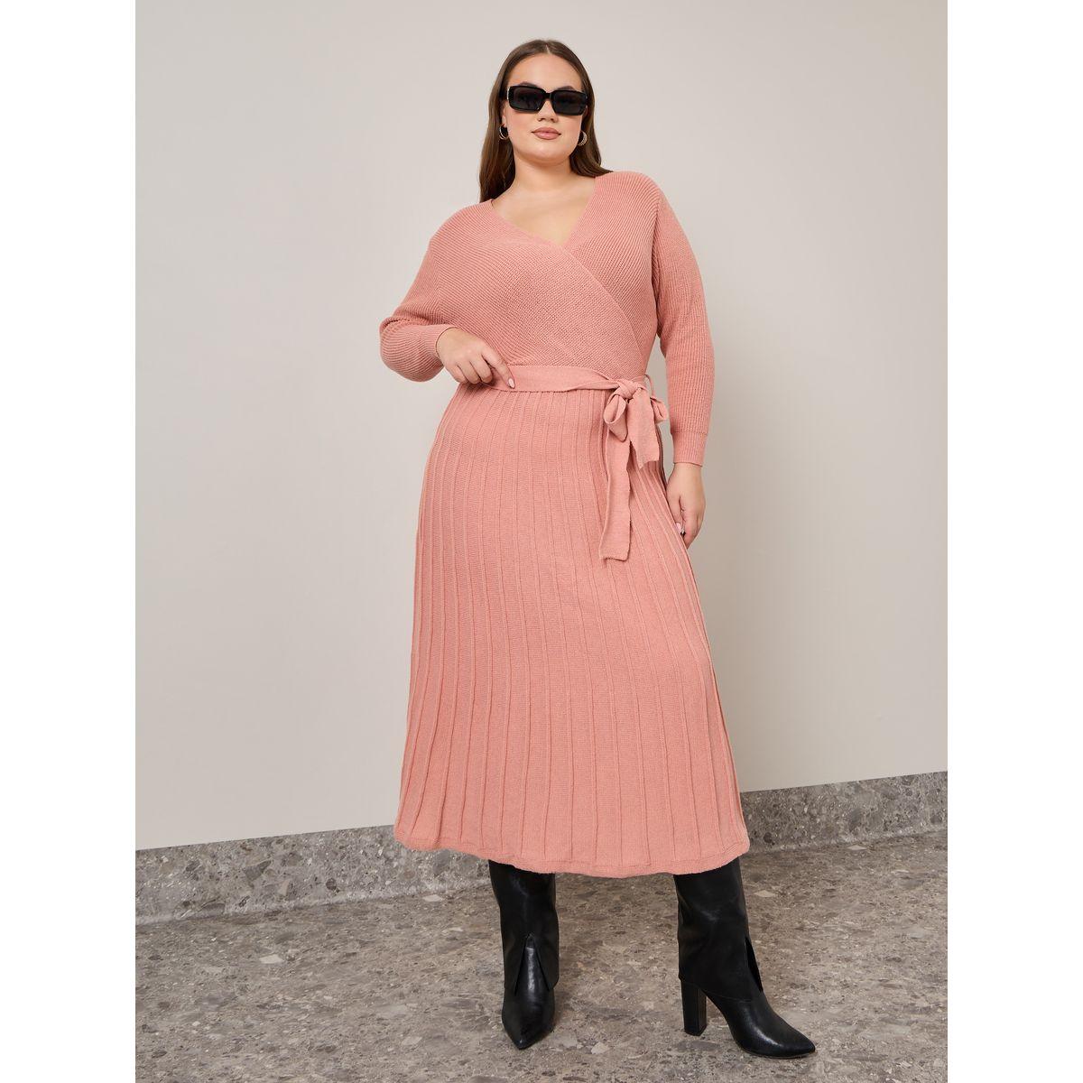 فستان ميدي برباط خصر-women-clothing-dresses-image-1