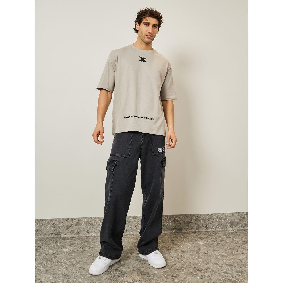 Styli Minimal Graphic Oversized Pure Cotton T-Shirt-men-clothing-tshirtsandpolos-tshirts-image-2