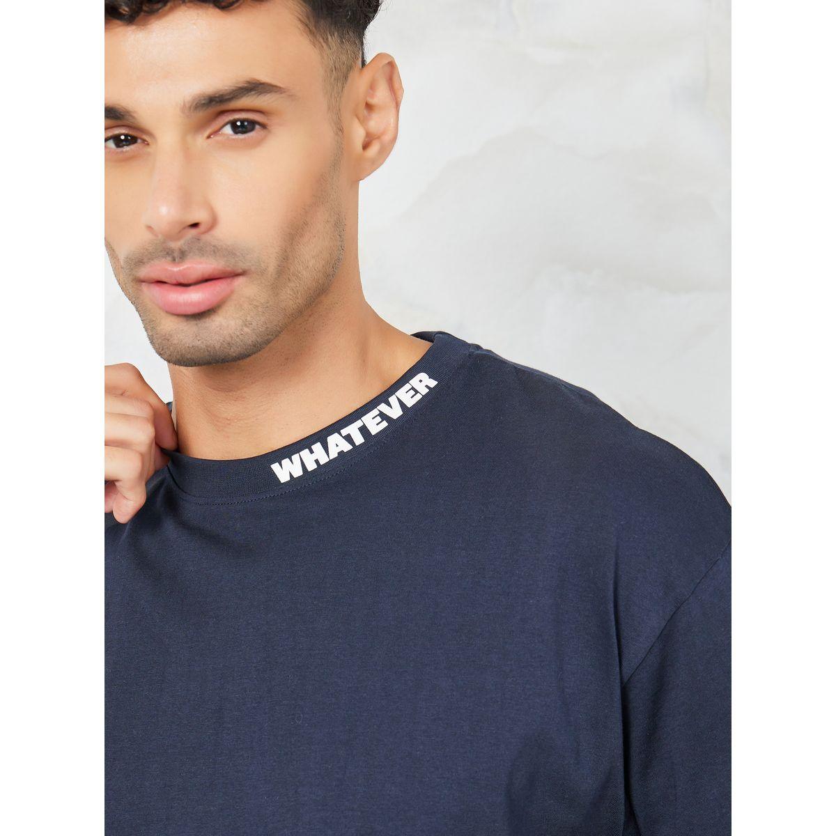 Styli Slogan Print Cotton Oversized T-Shirt-men-clothing-tshirtsandpolos-tshirts-image-3