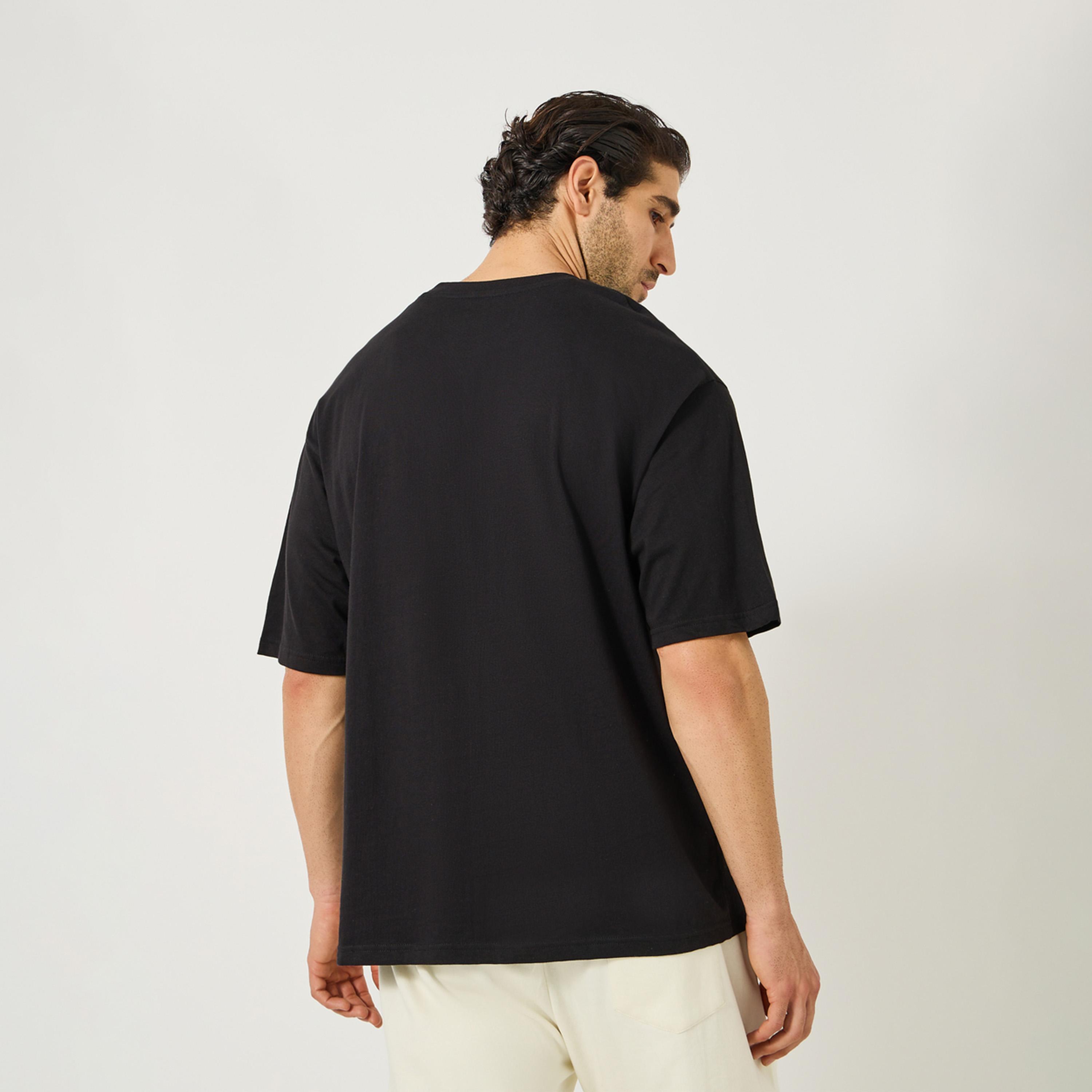 Styli Minimal Print Oversized Cotton T-Shirt-men-clothing-tshirtsandpolos-tshirts-image-4