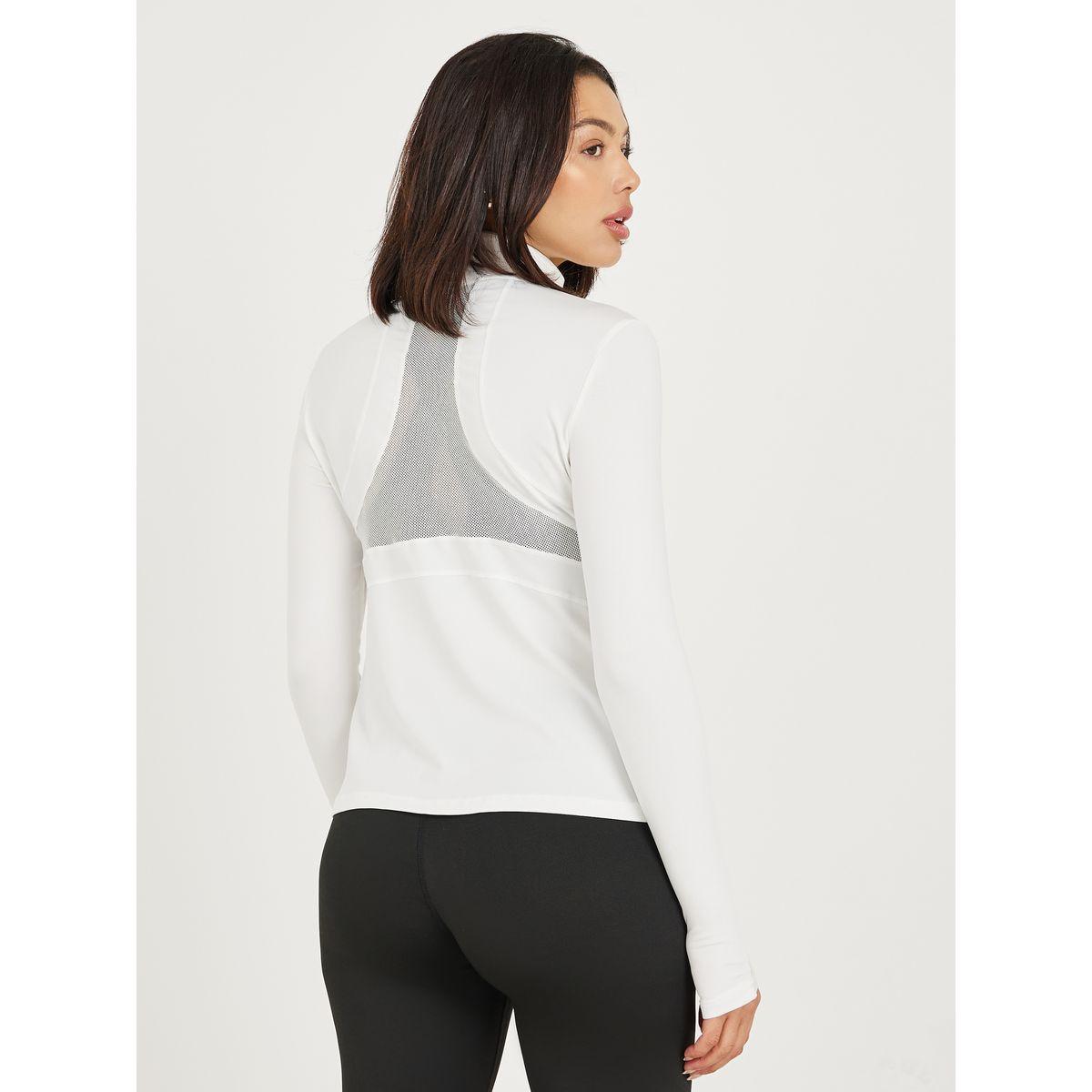 Styli Active Mesh Insert Pocket Detail Zip Up Thumbhole Jacket-women-clothing-sportswearandactivewear-coatsandjackets-jackets-image-6