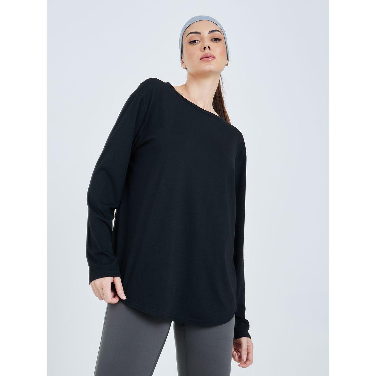 Styli Active Don't Stop Slogan Mesh Back Top-women-clothing-sportswearandactivewear-tshirtsandvests-image-3