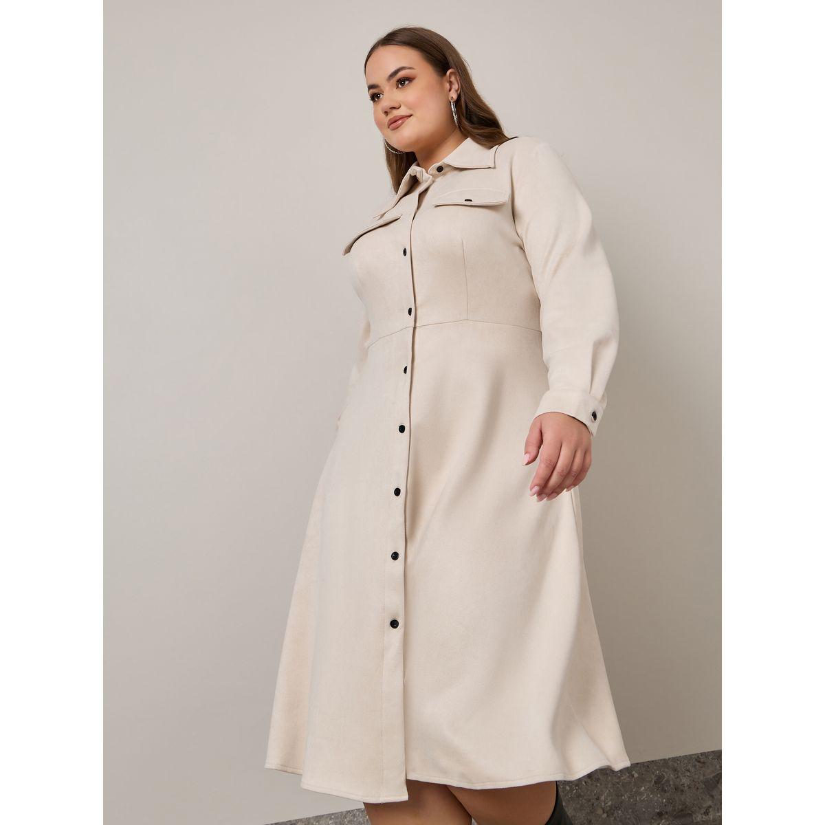 فستان ميدي بأزرار غلق-women-clothing-dresses-image-3