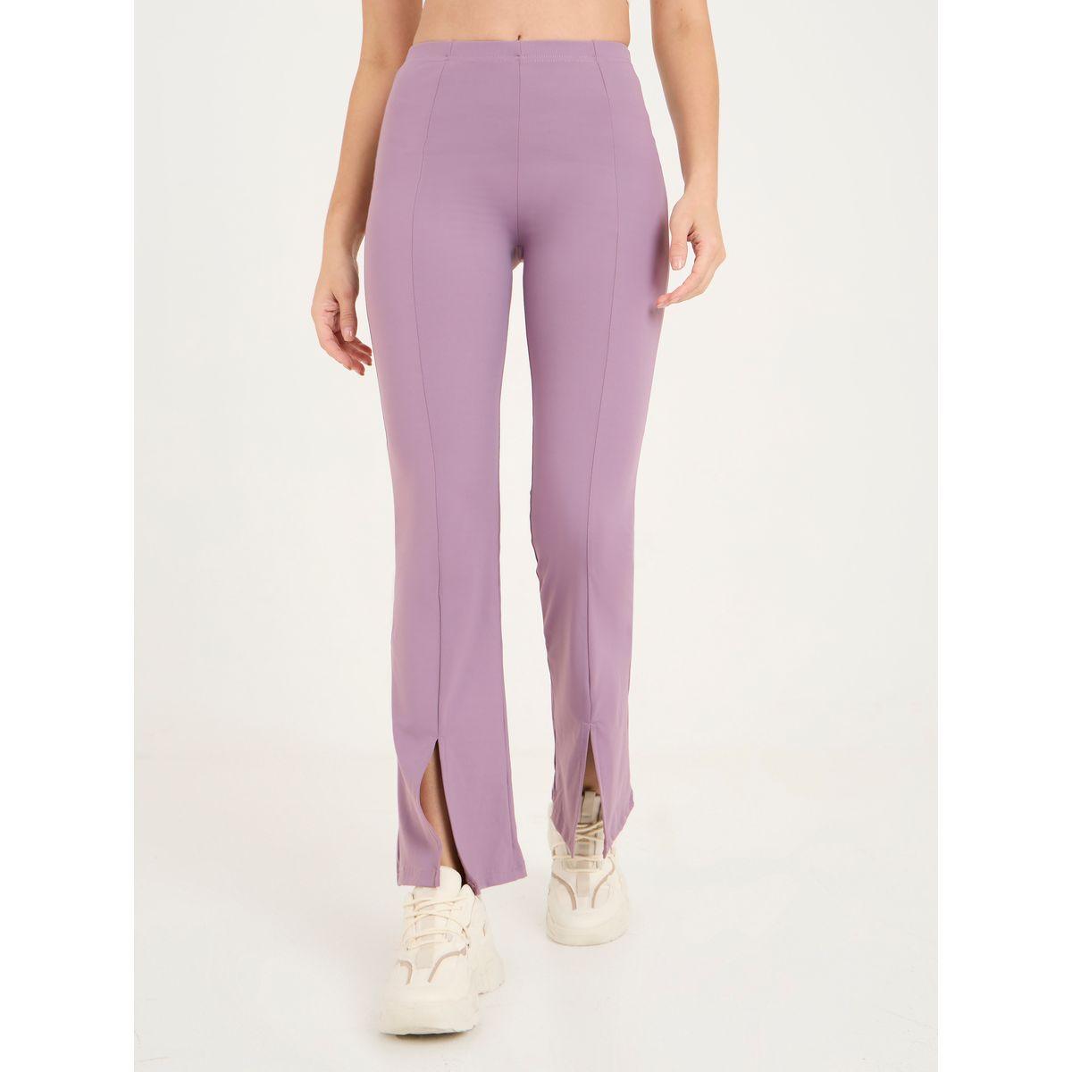 Styli Active 4-Way Stretch Front Spilt Flared Leggings-women-clothing-sportswearandactivewear-bottoms-image-2