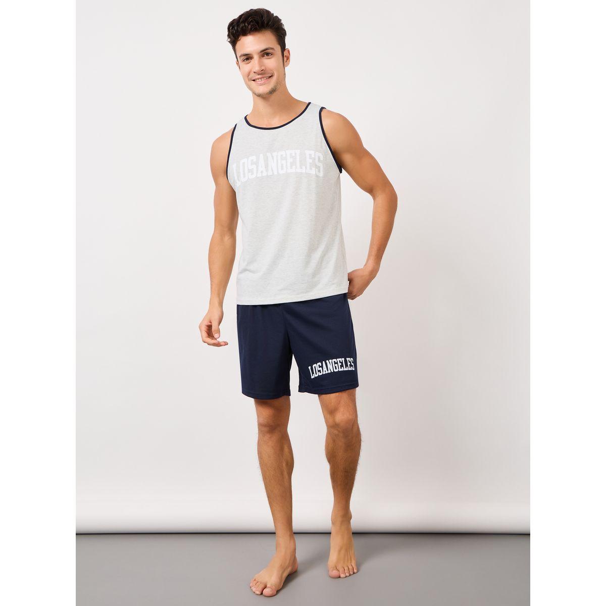 Styli Unwind Graphic Print Tank & Shorts Set-men-clothing-nightwear-sets-image-1