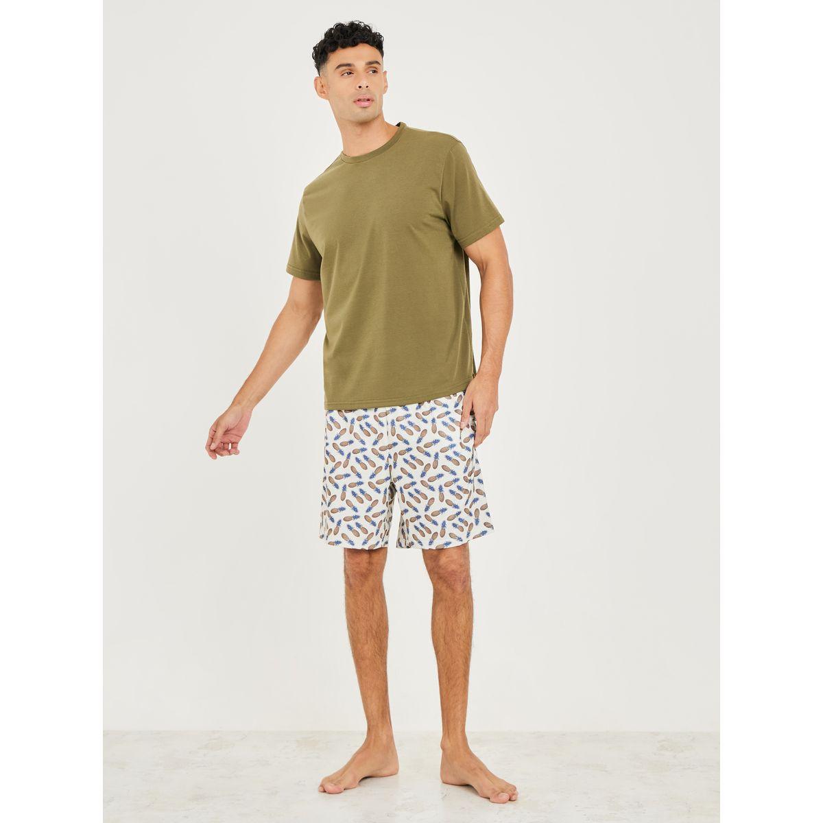 مجموعة من ( شورت + تيشيرت )-men-clothing-nightwear-sets-image-1
