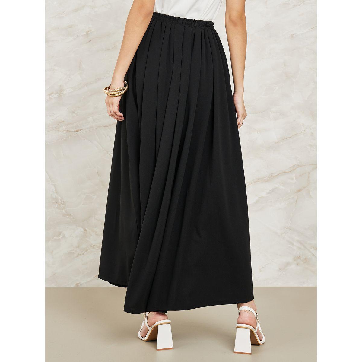 تنورة طويلة مزينة بكسرات-women-clothing-bottoms-skirts-image-4