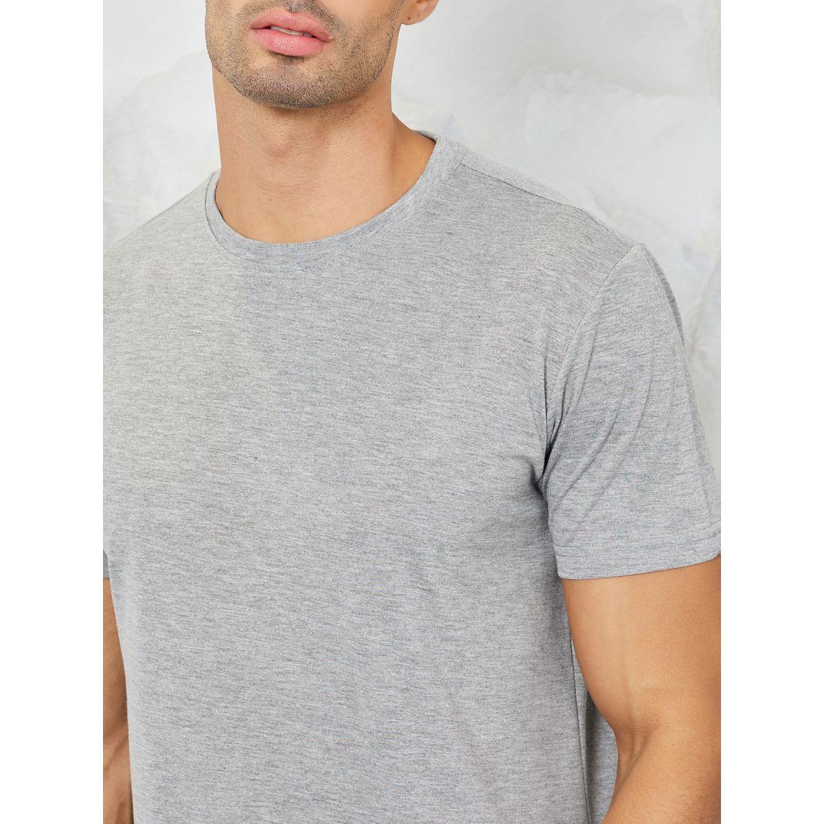 Styli Solid Crew Neck Regular Fit T-Shirt-men-clothing-tshirtsandpolos-tshirts-image-3