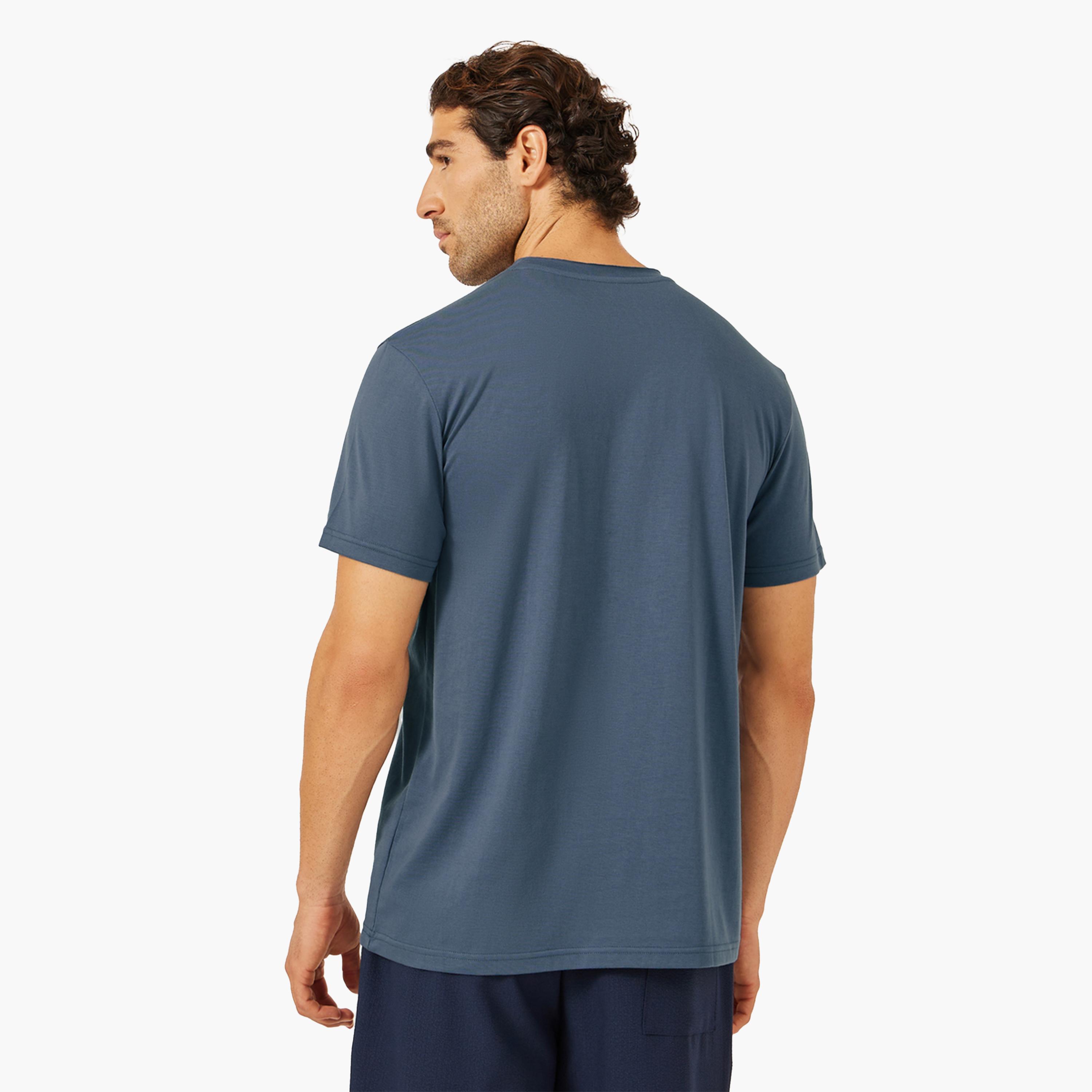 Styli Raw Edge Crew Neck Regular Fit T-Shirt-men-clothing-tshirtsandpolos-tshirts-image-4