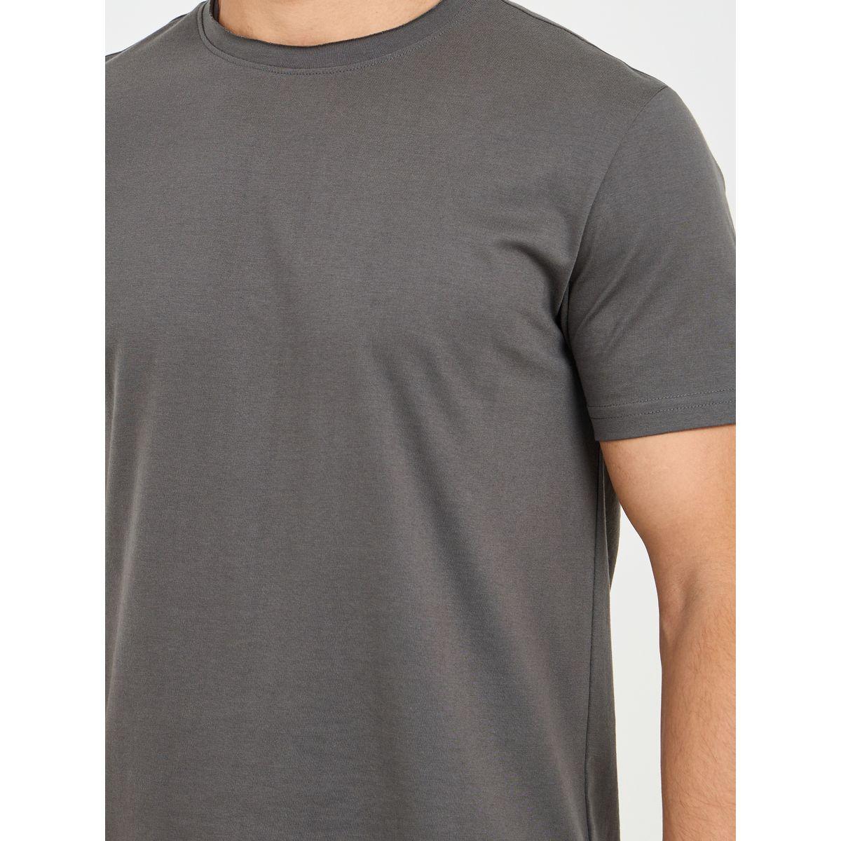 Styli Raw Edge Crew Neck Regular Fit T-Shirt-men-clothing-tshirtsandpolos-tshirts-image-3