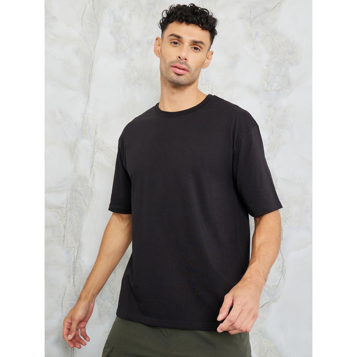 تيشيرت سادة بقصة عادية-men-clothing-tshirtsandpolos-tshirts-image-1
