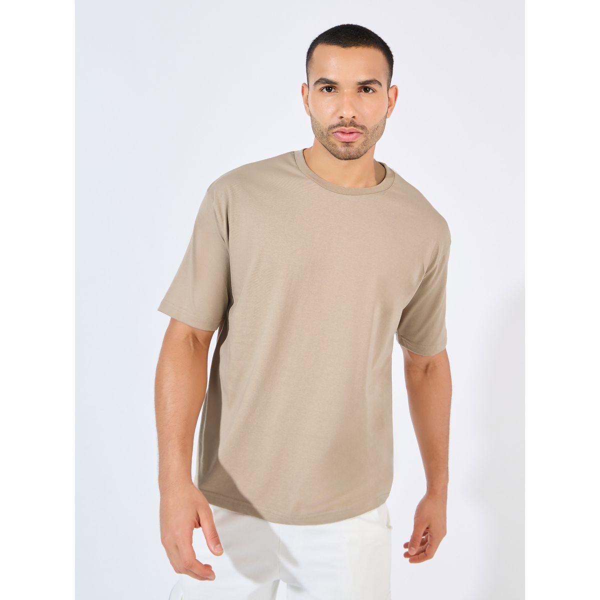 Styli Cotton Rich Oversized T-Shirt with Crew Neck-men-clothing-tshirtsandpolos-tshirts-image-1