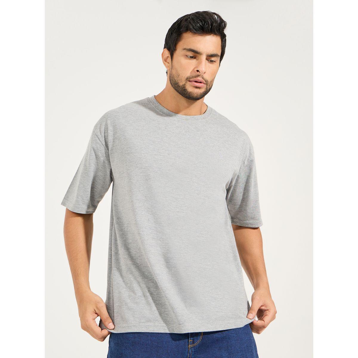 تيشيرت قطن فضفاض بياقة دائرية-men-clothing-tshirtsandpolos-tshirts-image-1