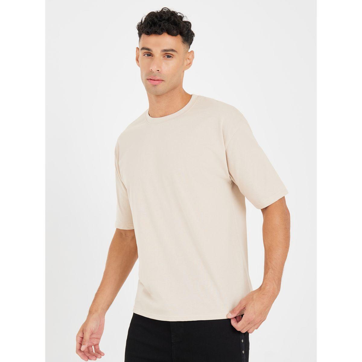 Styli Cotton Rich Oversized T-Shirt with Crew Neck-men-clothing-tshirtsandpolos-tshirts-image-1