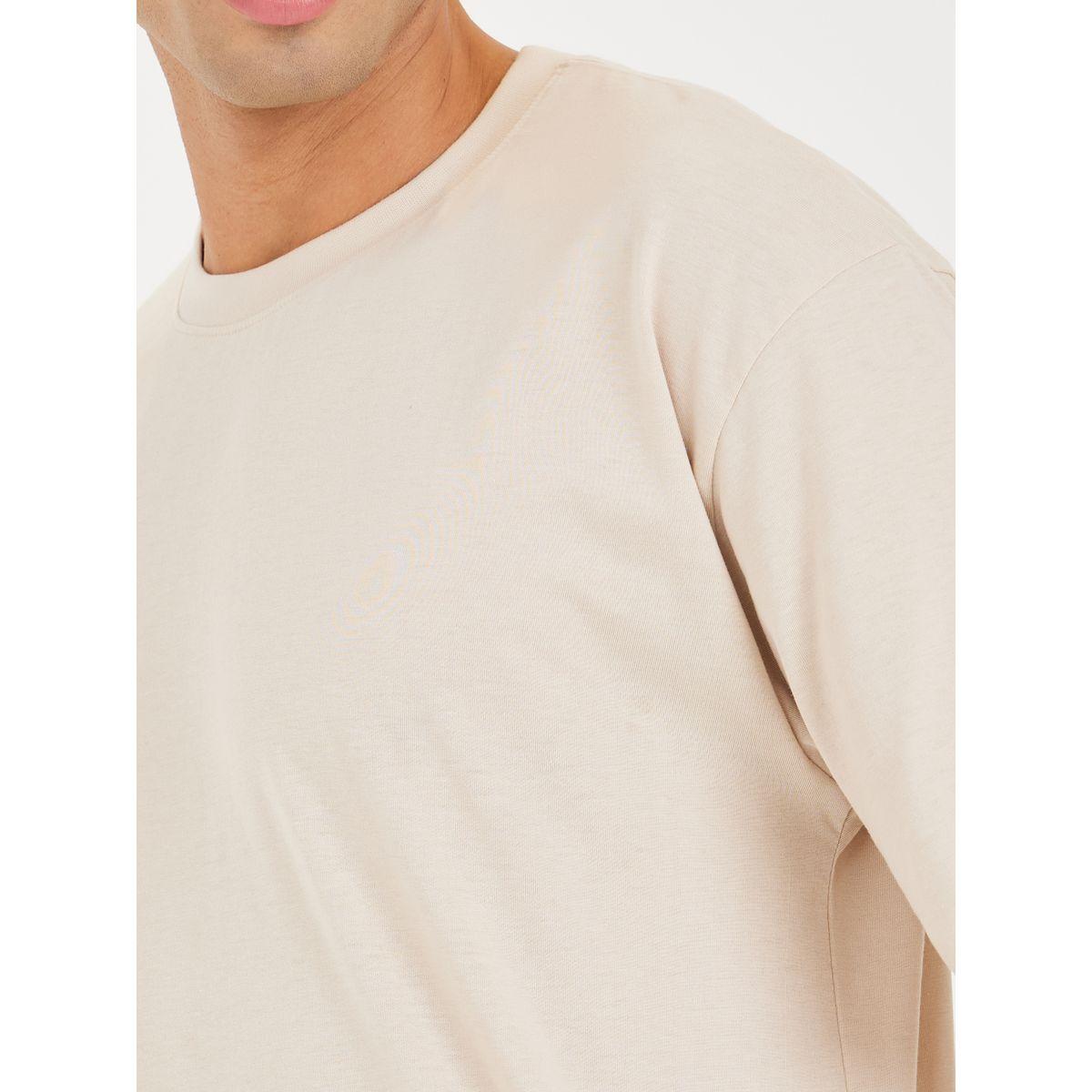 Styli Cotton Rich Oversized T-Shirt with Crew Neck-men-clothing-tshirtsandpolos-tshirts-image-3