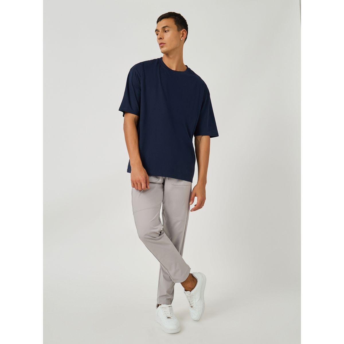 Styli Cotton Rich Oversized T-Shirt with Crew Neck-men-clothing-tshirtsandpolos-tshirts-image-2
