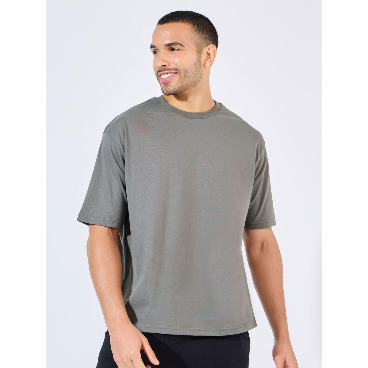 تيشيرت قطن فضفاض بياقة دائرية-men-clothing-tshirtsandpolos-tshirts-image-3