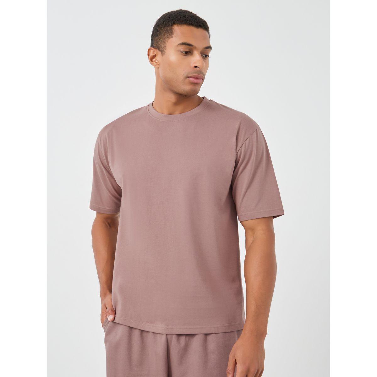 Styli Cotton Rich Oversized T-Shirt with Crew Neck-men-clothing-tshirtsandpolos-tshirts-image-1
