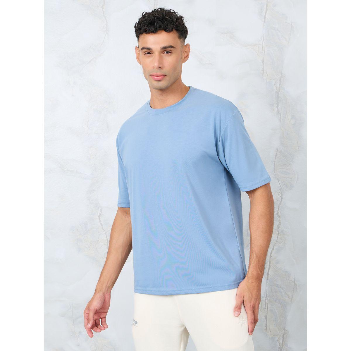 تيشيرت واسع بياقة دائرية-men-clothing-tshirtsandpolos-tshirts-image-1