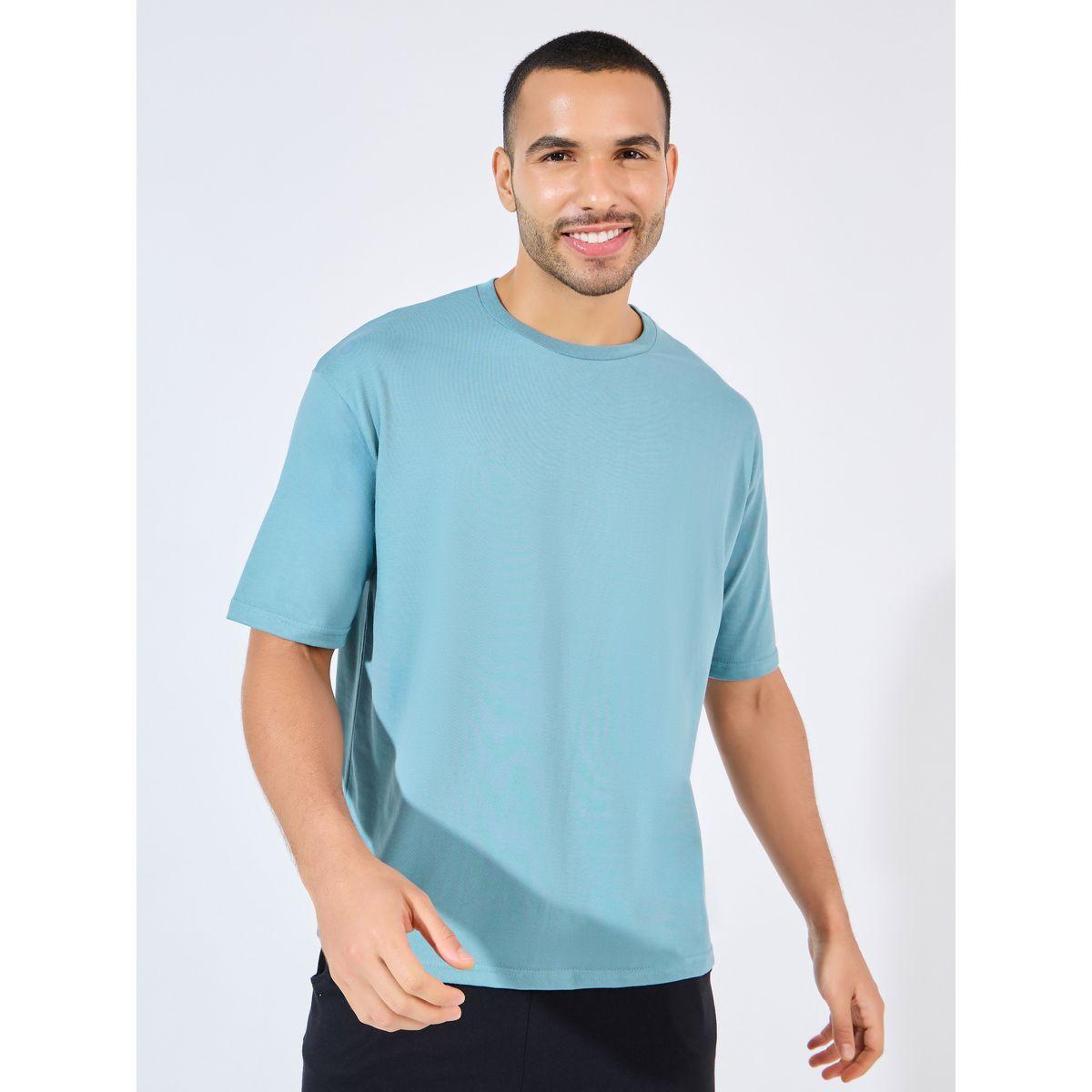 Styli Cotton Rich Oversized T-Shirt with Crew Neck-men-clothing-tshirtsandpolos-tshirts-image-1