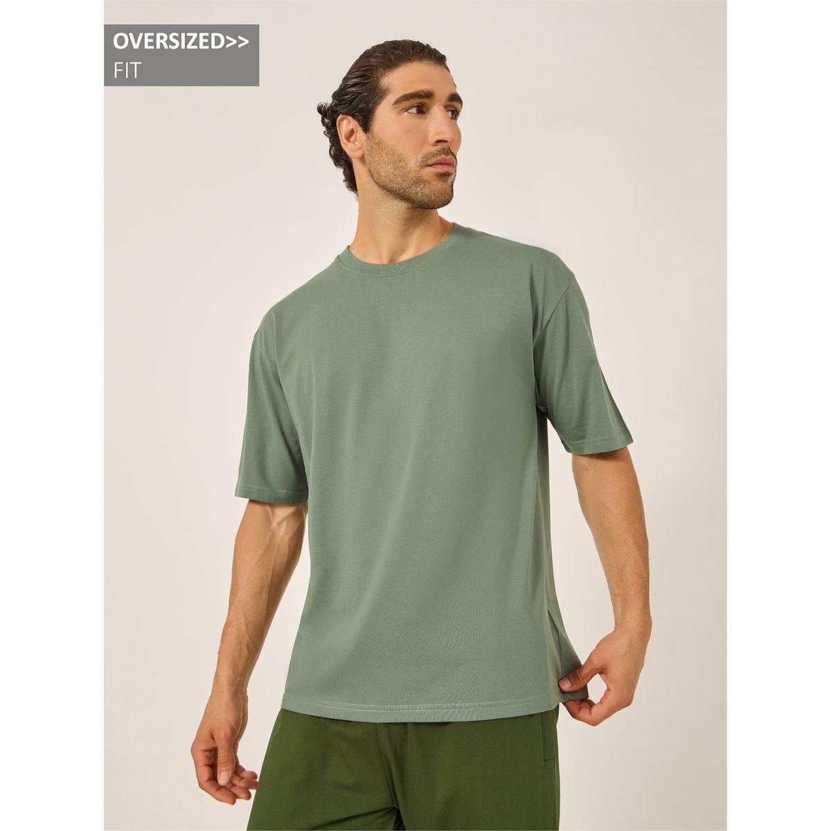 Styli Cotton Rich Oversized T-Shirt with Crew Neck-men-clothing-tshirtsandpolos-tshirts-image-1
